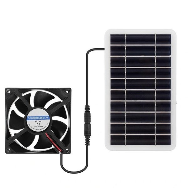 30W Solar Panel Powered Exhaust Roof Fan for Attic,Van, Pet - Air9949