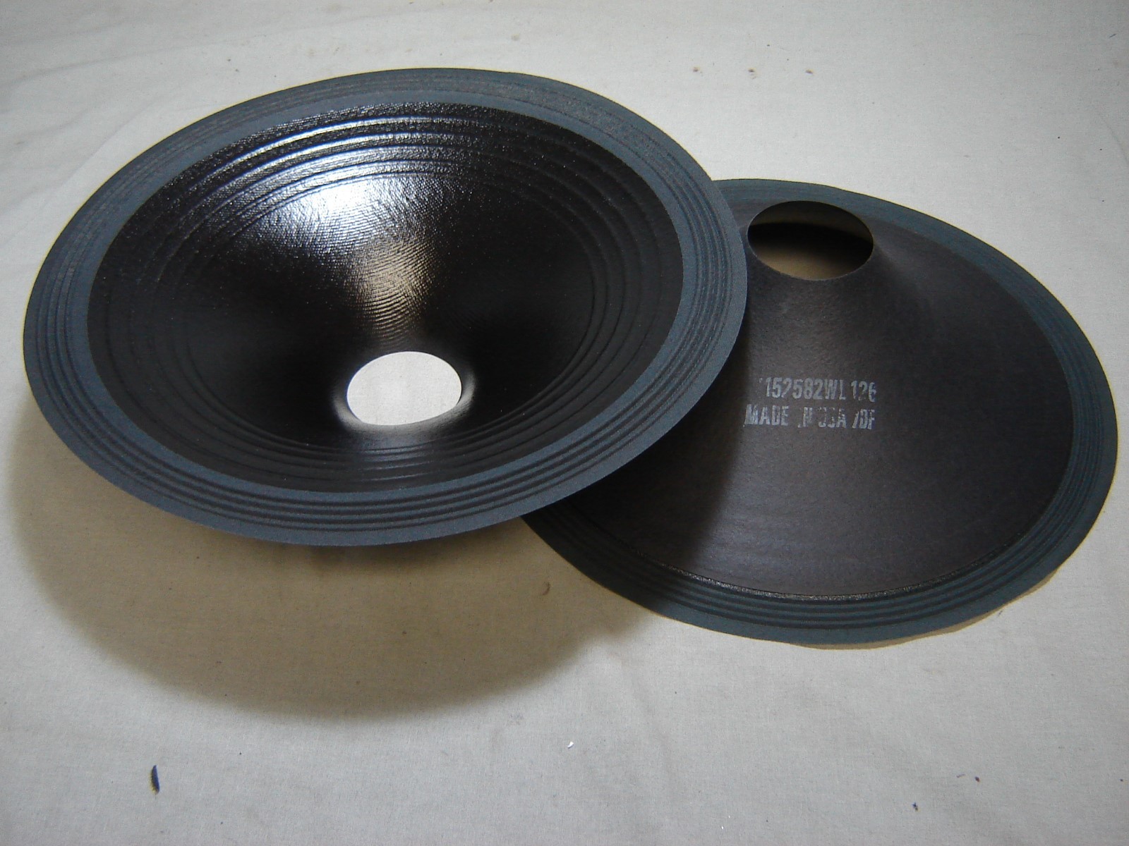 Pair 15" Paper Cones - Speaker Parts -- 7152582WL