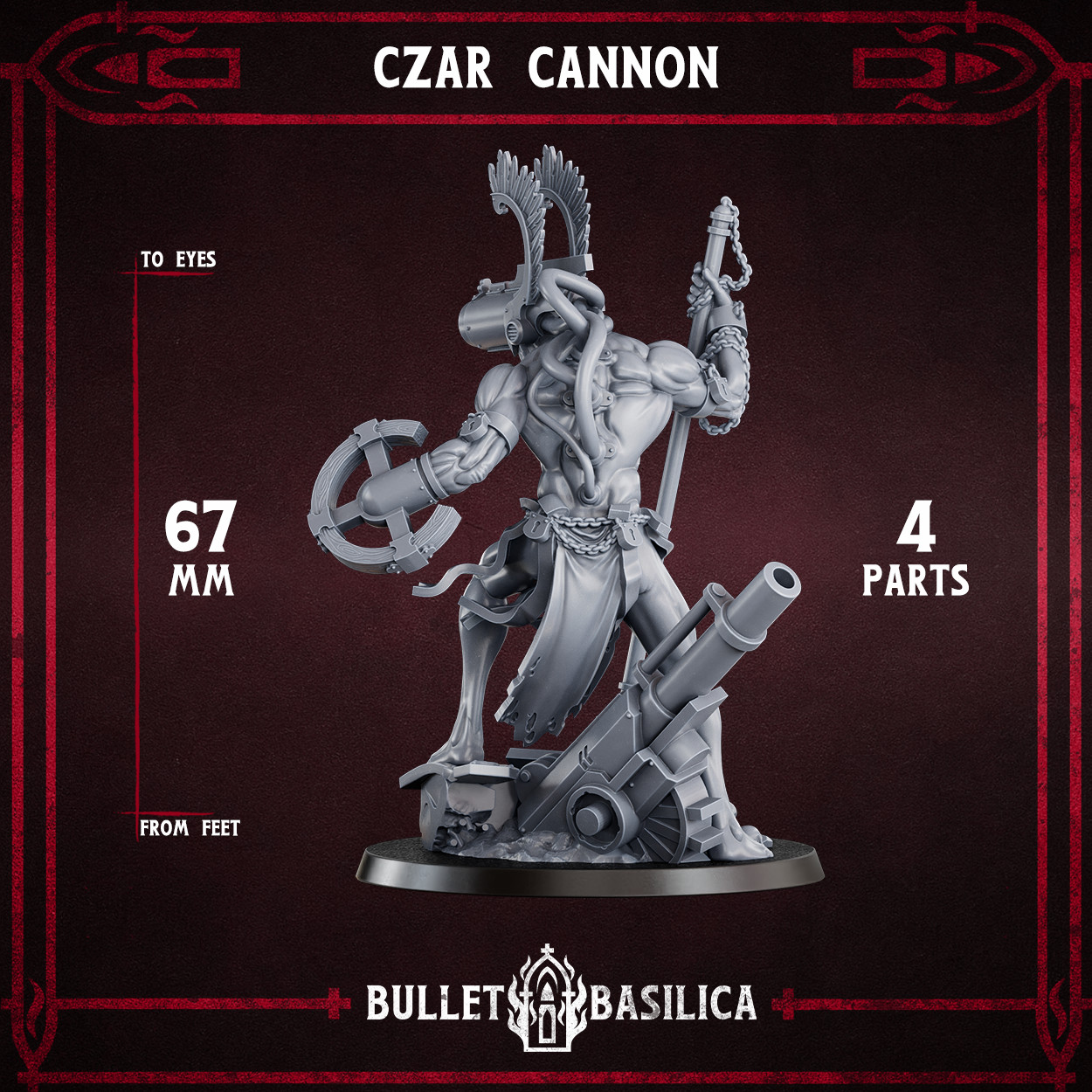 Crimson Hussars Czar Cannon Grimdark Trenchwar Proxy