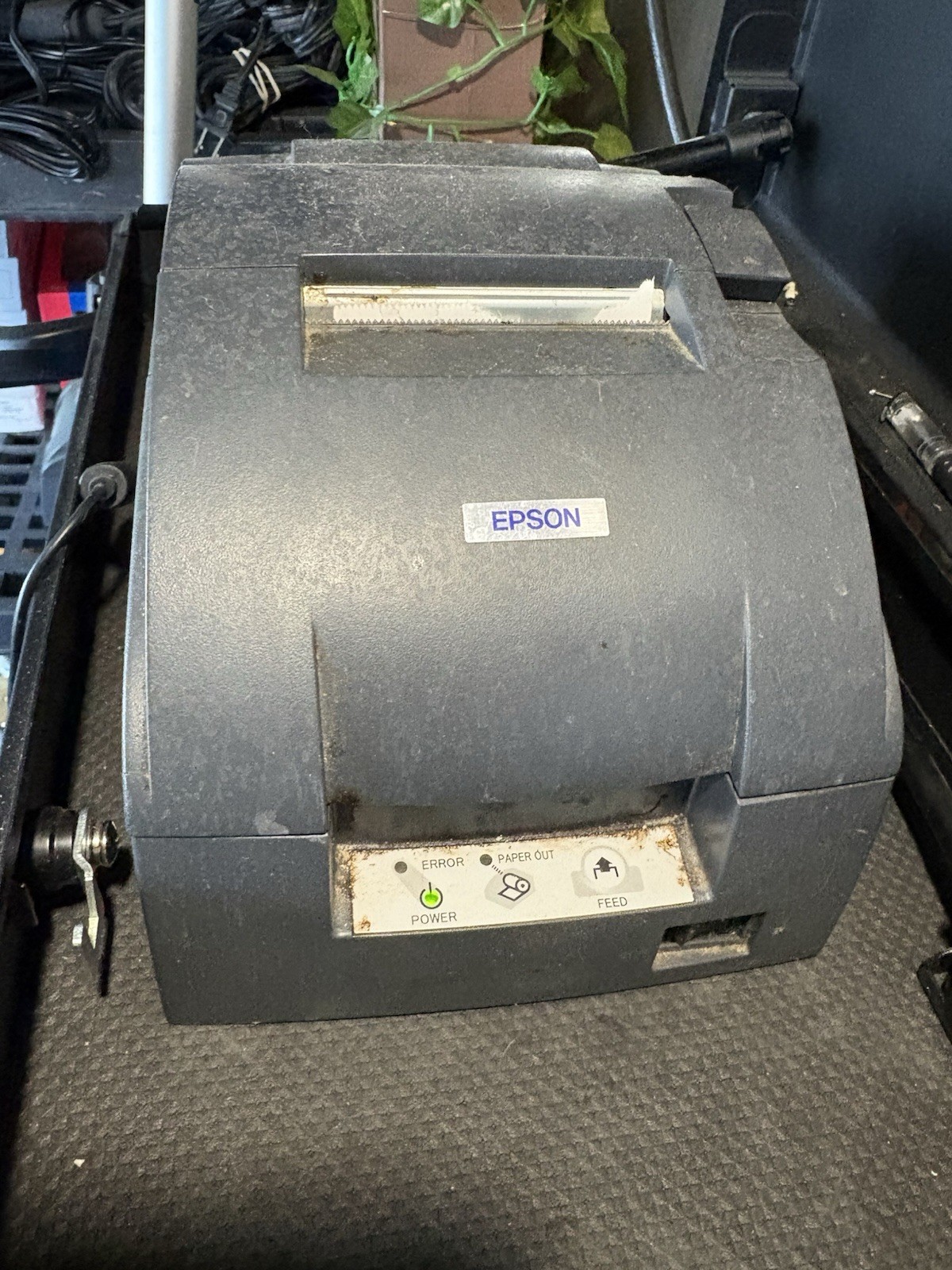 Epson TM-T88 POS Thermal Receipt Printer – Works – Power Cord – Dirty