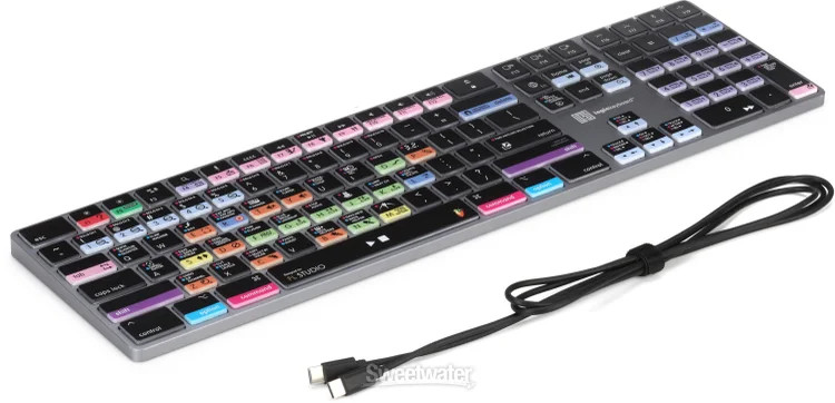 LogicKeyboard Titan Wireless Backlit Keyboard for FL Studio - Mac