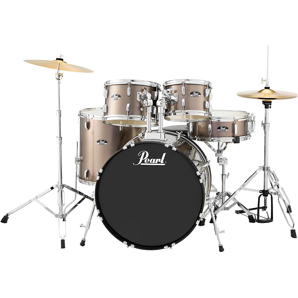 Pearl Roadshow 5-Piece New Fusion Drum Set Bronze Metallic