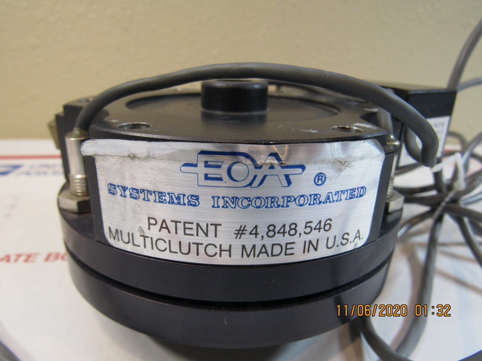 EOA Systems Multiclutch Programmable Breakaway System Robot Arm Tooling 500670