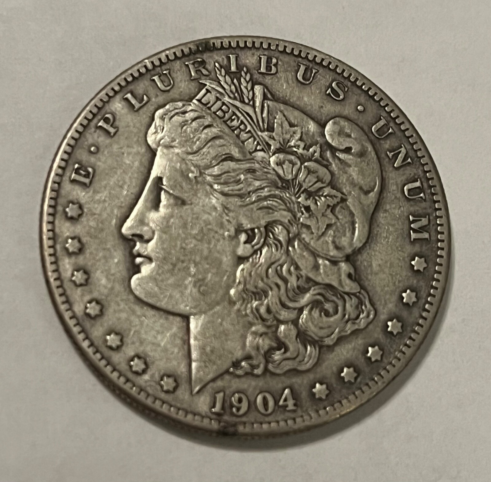 1904-s Morgan dollar, EF, Scarce date