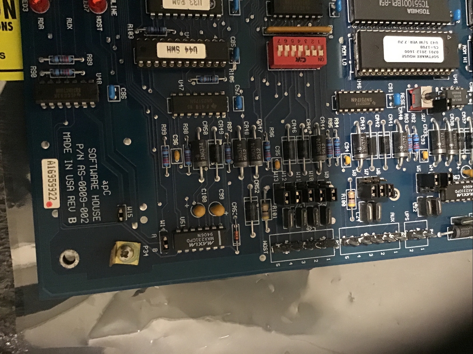 Software House P/N:AS-0009-002 Rev B APC Control Board