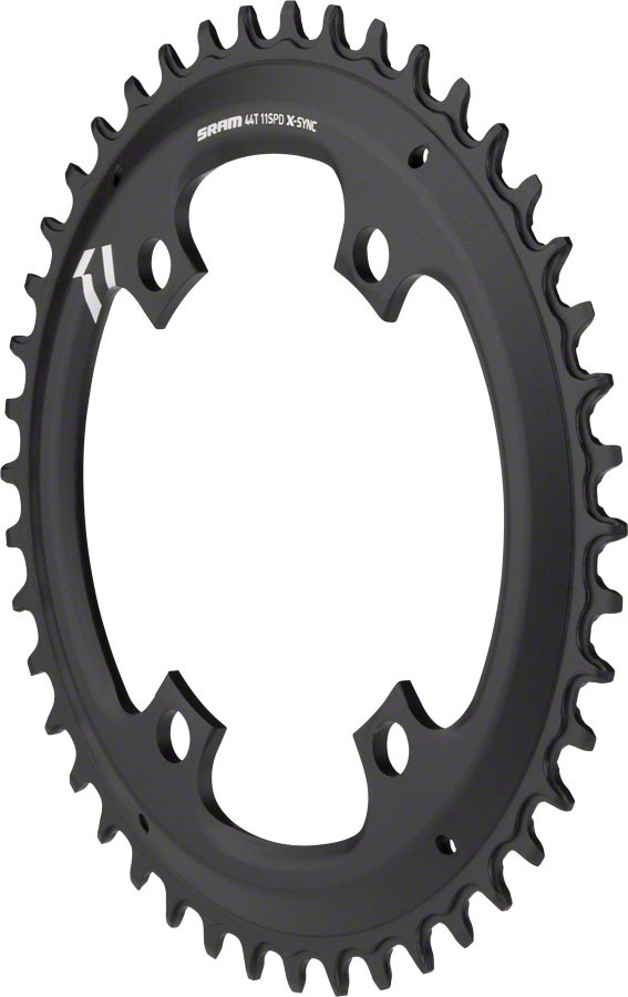 SRAM X-Sync Chainring 44t 110 BCD Asymmetric 10/11-Speed Aluminum Black
