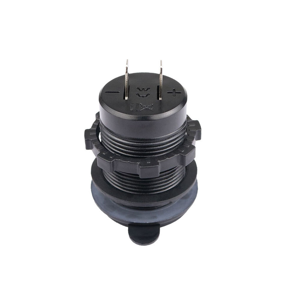 Car Charger Cigarette Lighter Touch Switch QC 3.0 Dual USB Power Socket Green