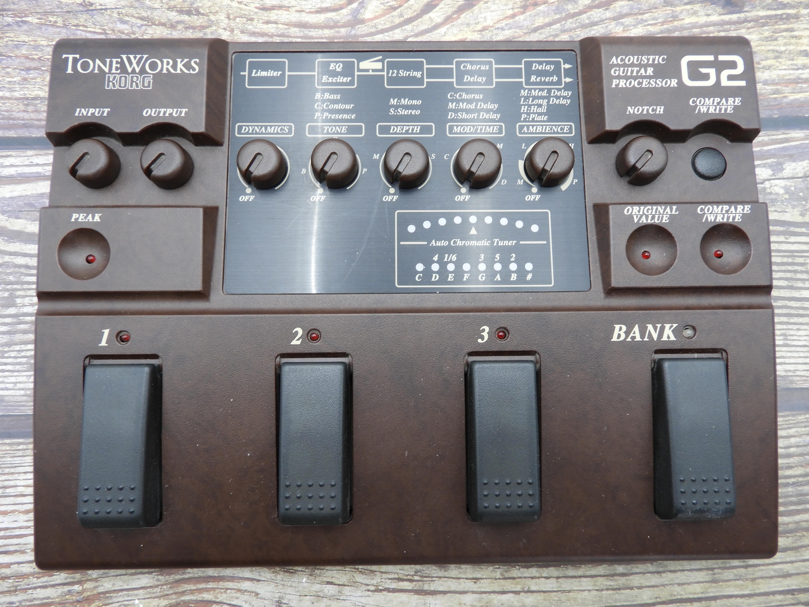 KORG TONEWORKS G2 Acoustic Guitar Processor Multi Effect Pedal from japan