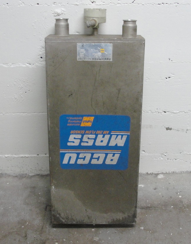 Accumass AM-200 Stainless Mass Flow Sensor 2" Tri-Clamp-USED