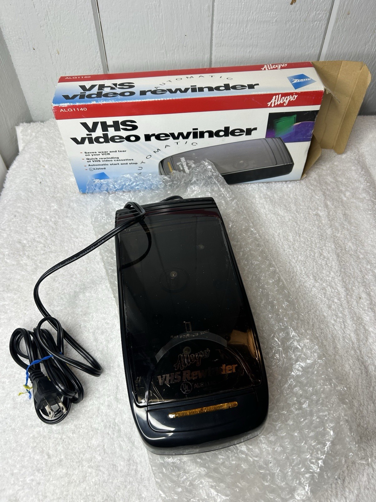 Allegro VHS Rewinder Video Cassette Rewinder NEW
