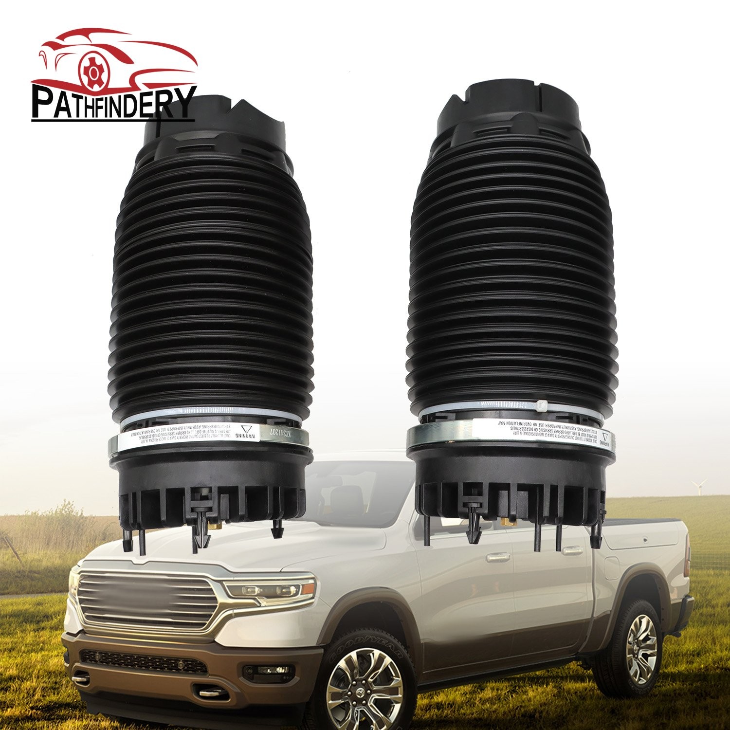 2X Rear L&R Air Suspension Spring Bags For Dodge Ram 1500 2019-2024 68260938AA