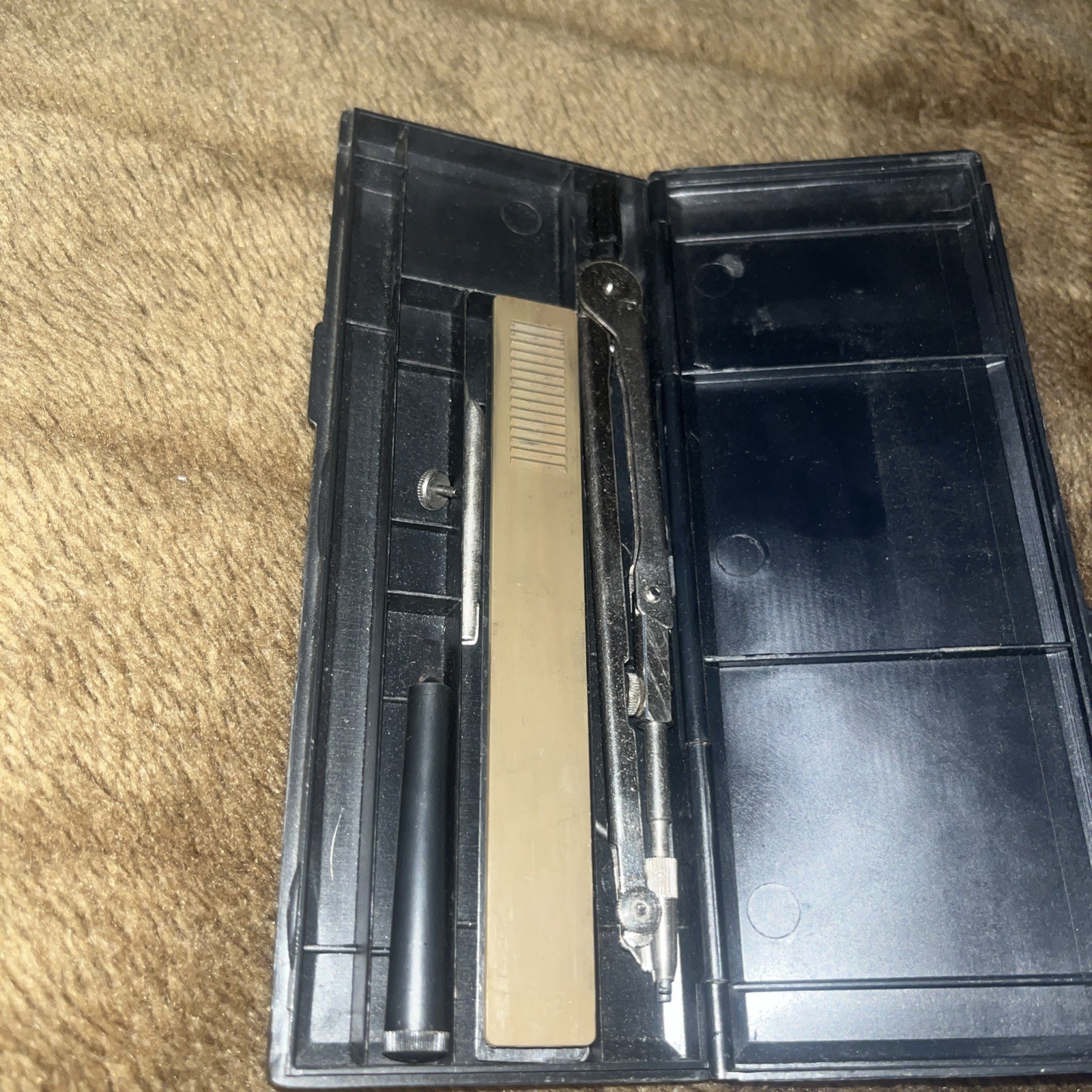 USSR Vintage Drafting / Technical Drawing Tool Set in Case – Soviet Era