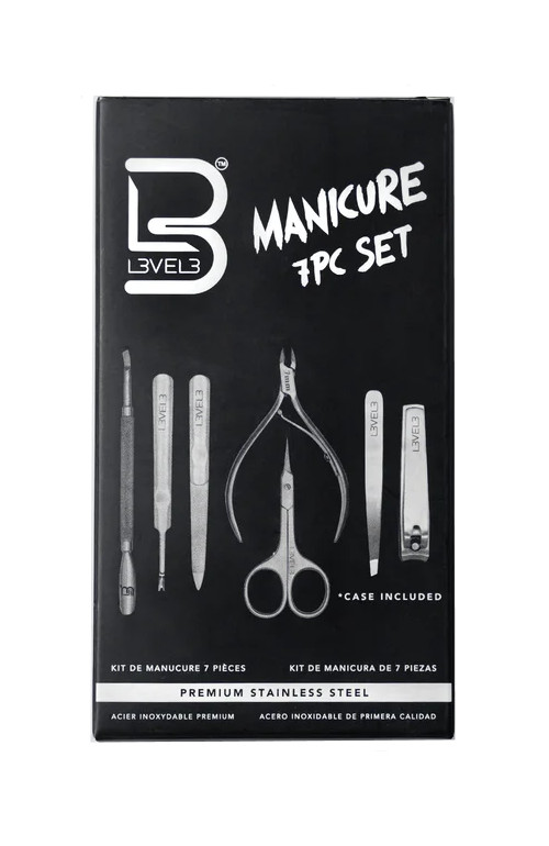 L3VEL3 Stainless Steel Manicure Set