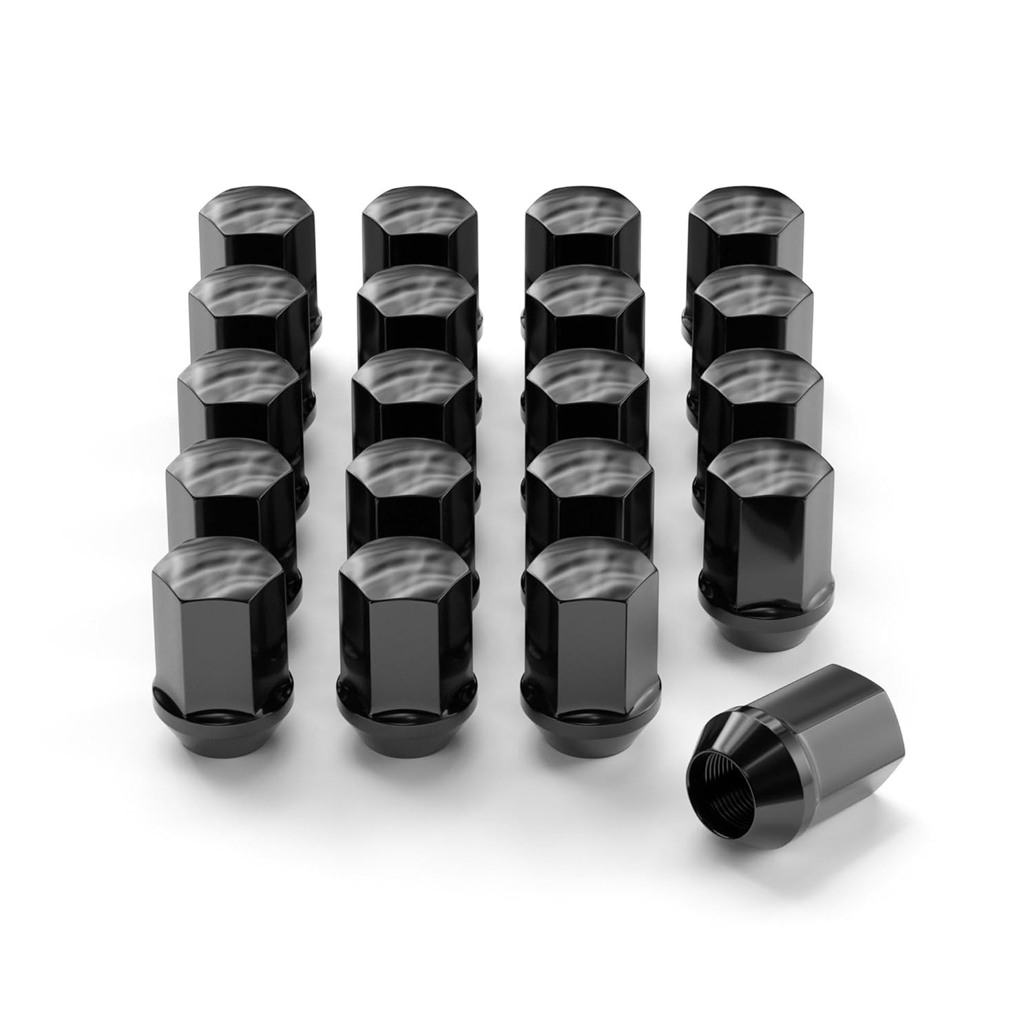14x1.5 Wheel Lug Nuts for Ram 1500 Wrangler JL Grand Cherokee, 20pcs M14x1.5