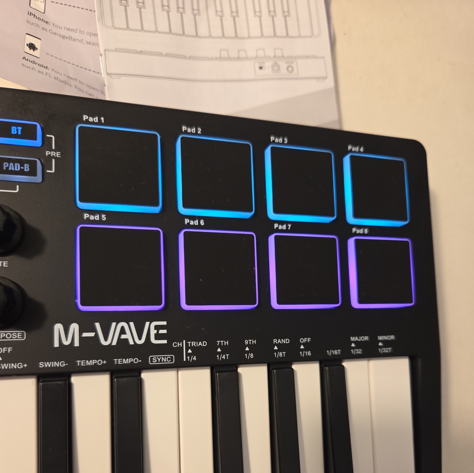 M-VAVE SMK-25 MIDI Keyboard Controller