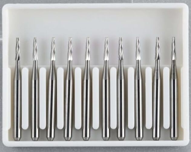 Windshield Repair Drill Bit Set with Collet - Carbide Tungsten Drill 20 Pack