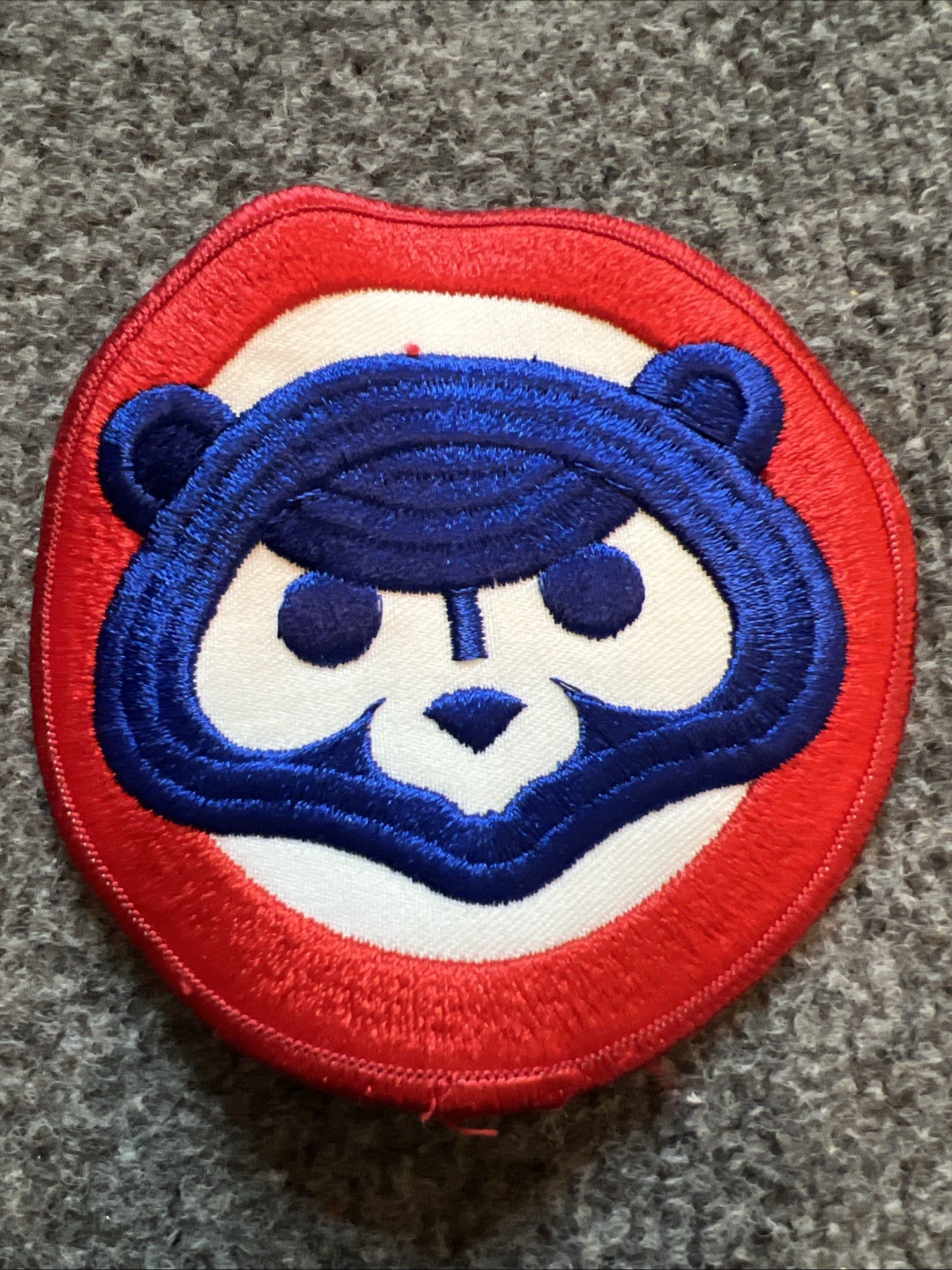 Chicago Cubs VTG 70s 80s Uniform Patch 4 3/8 NOS Classic Cubby Bear