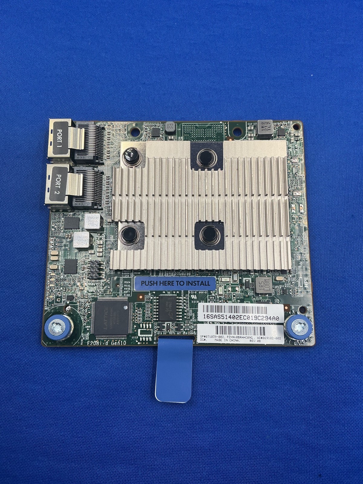 869079-B21 HPE SMART ARRAY E208I-A SR GEN10 12G SAS MODULAR LH CONTROLLER