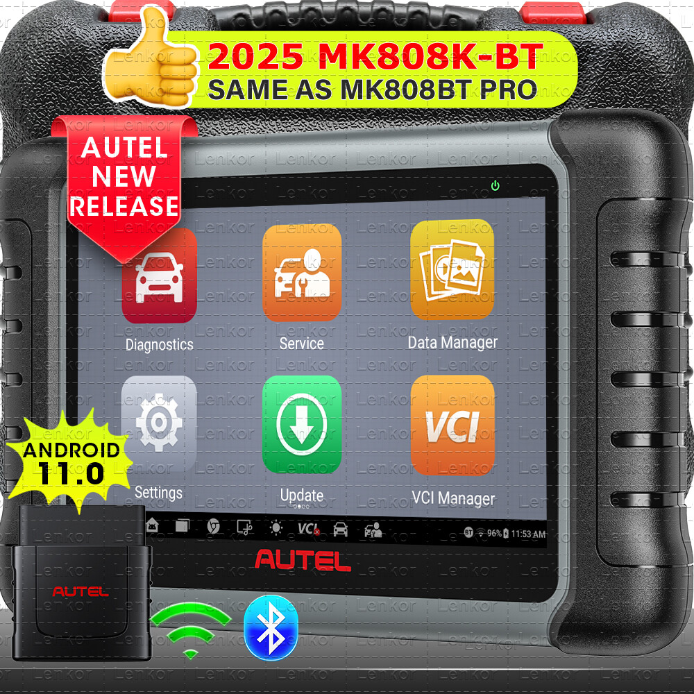 2026 Autel MaxiCOM MK808K-BT Scanner Full Bidirectional Tool Same as MK808BT Pro