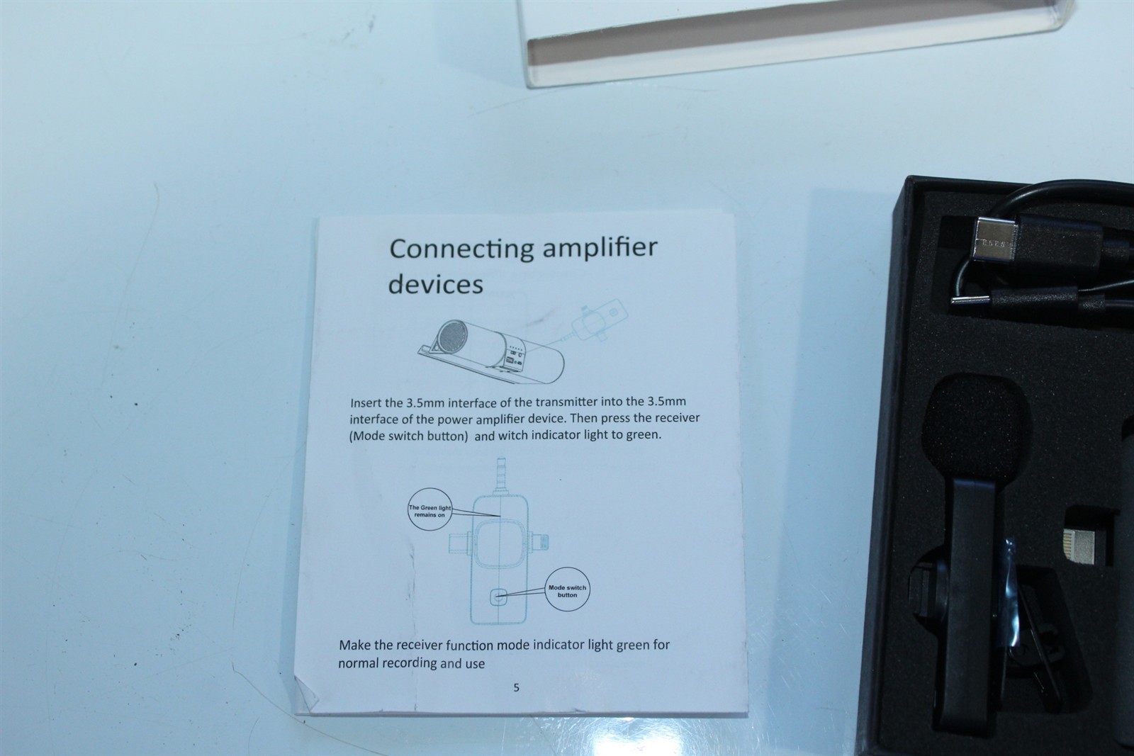 Wireless Lavalier Microphone Set Of 2 Plug & Play