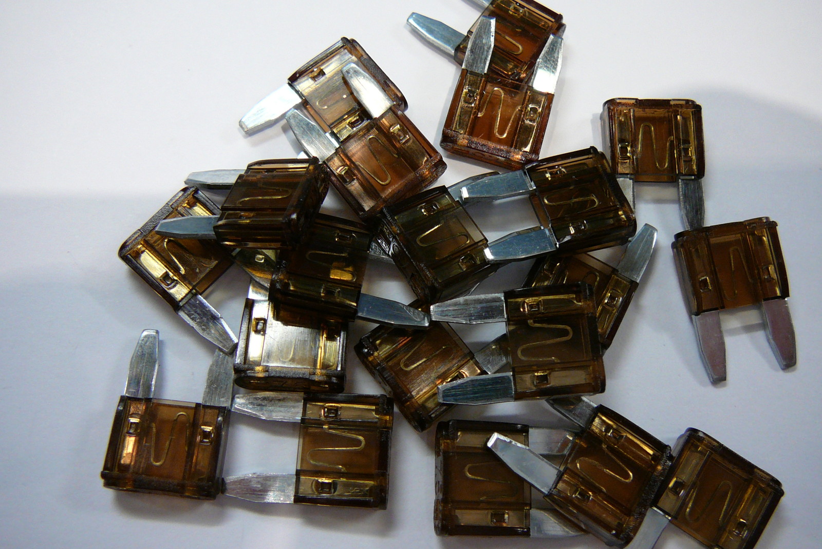 7.5 amp MINI BLADE CAR FUSES 7.5A MINI BLADE FUSES (20 PACK)