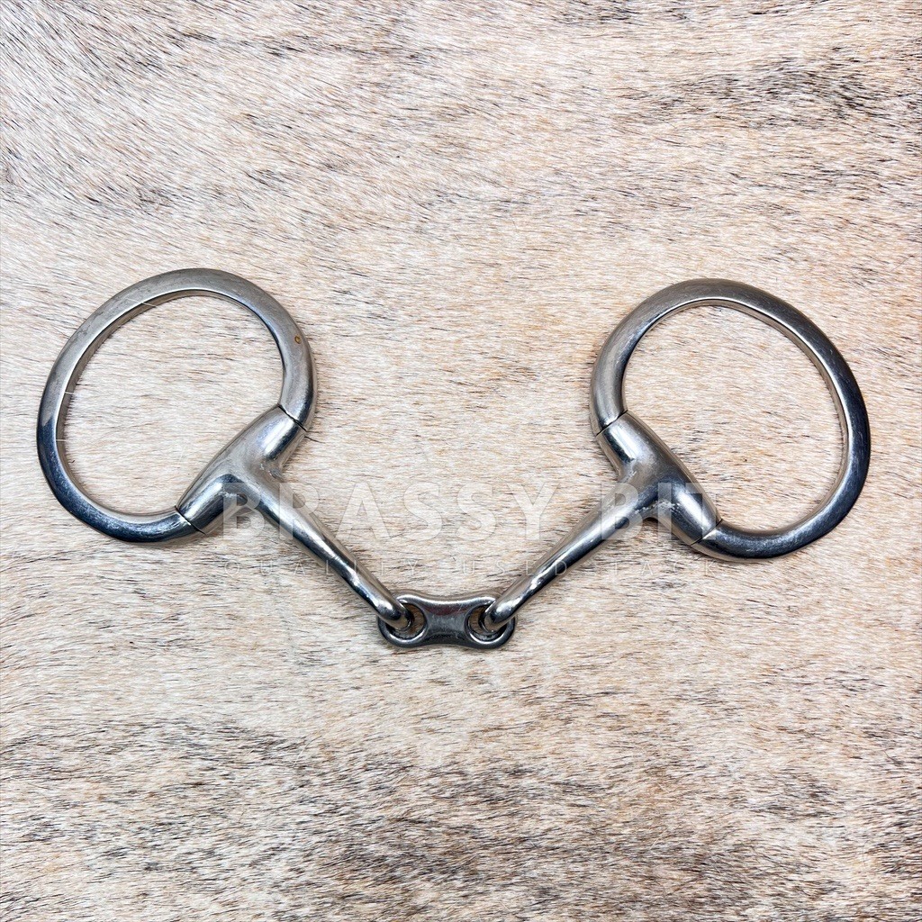 5.5" Korsteel Eggbutt Snaffle w/ French Link