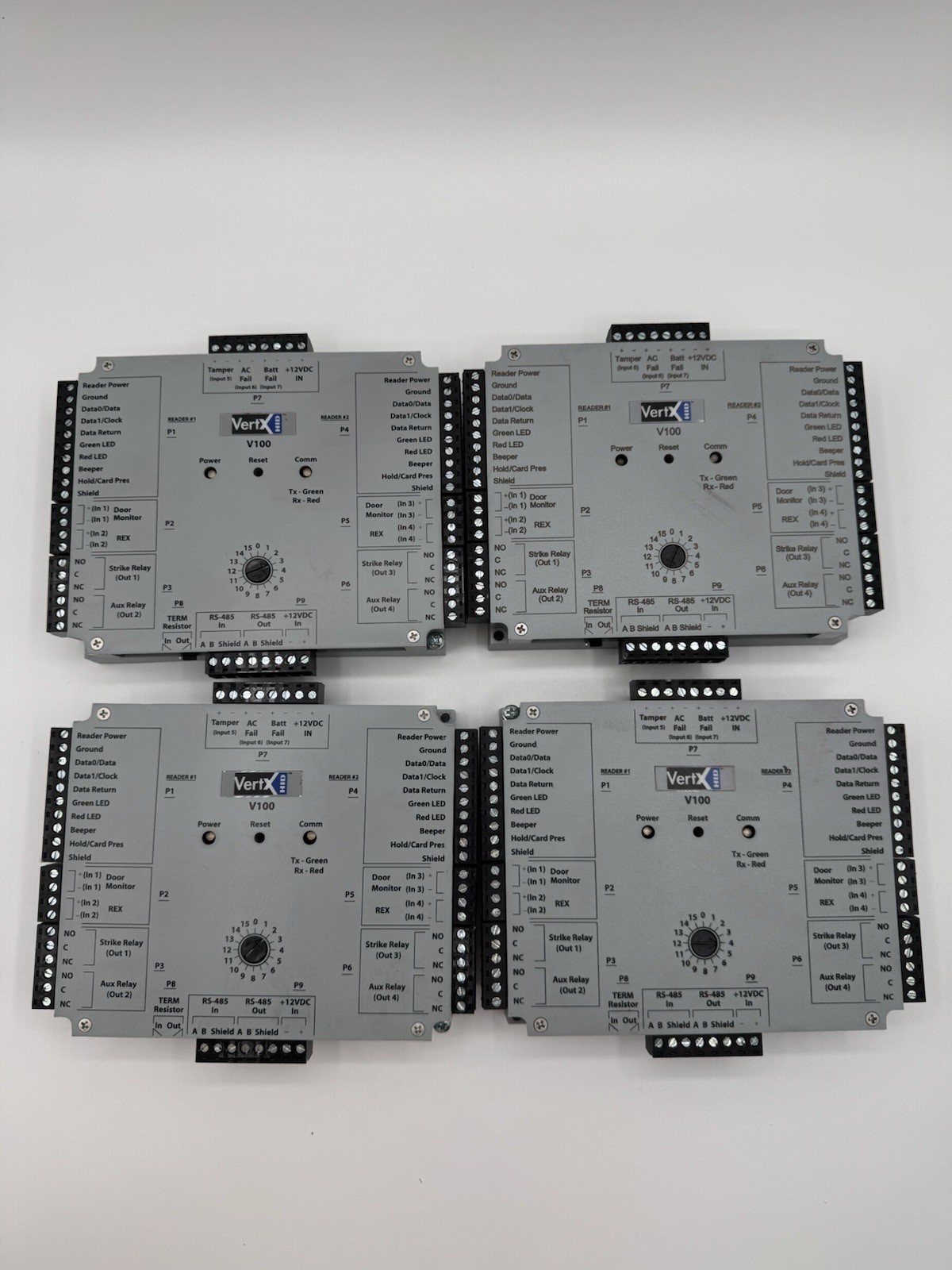 HID VertX V100 70100AEPON Door/ Reader Interface Tested & Working Lot Of 4