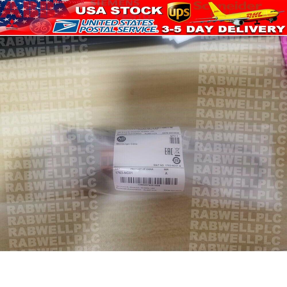 Allen Bradley 1763-NC01 MicroLogix DH-485 Comm Cable Surplus SEALED USA