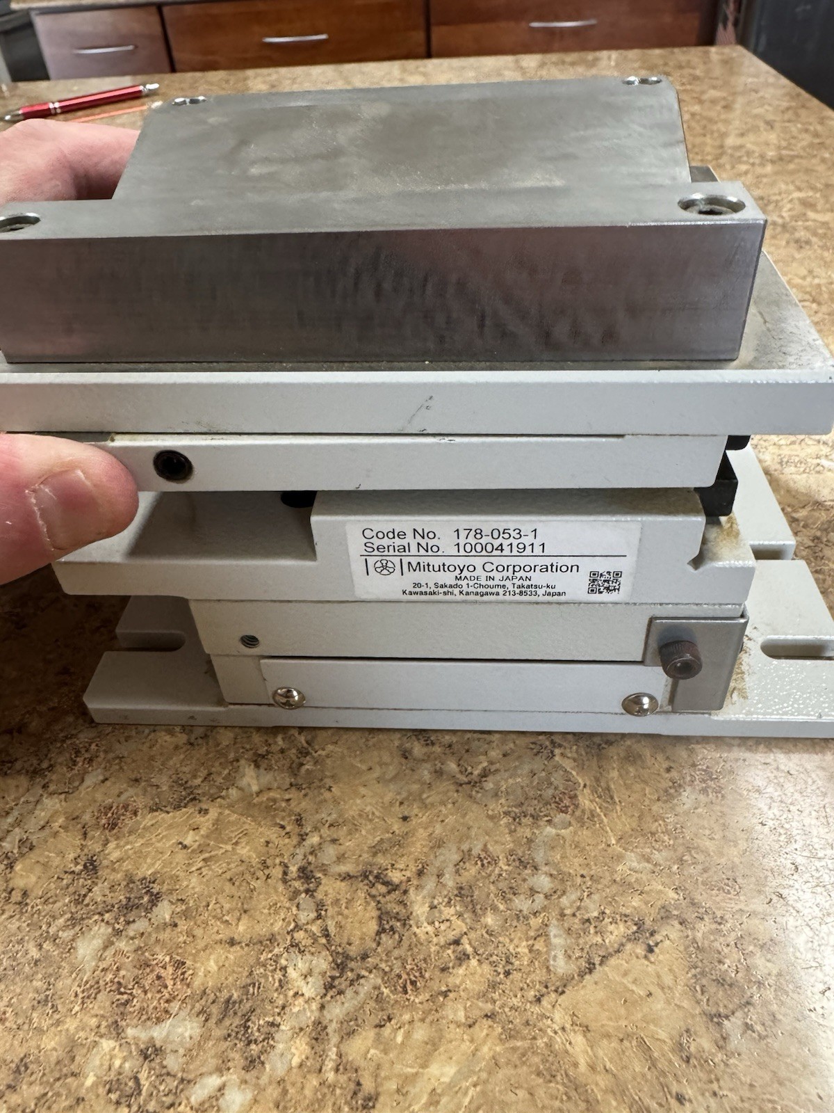 Mitutoyo Precision XY/Z Manual Translation Stage – Code No. 178-053-1
