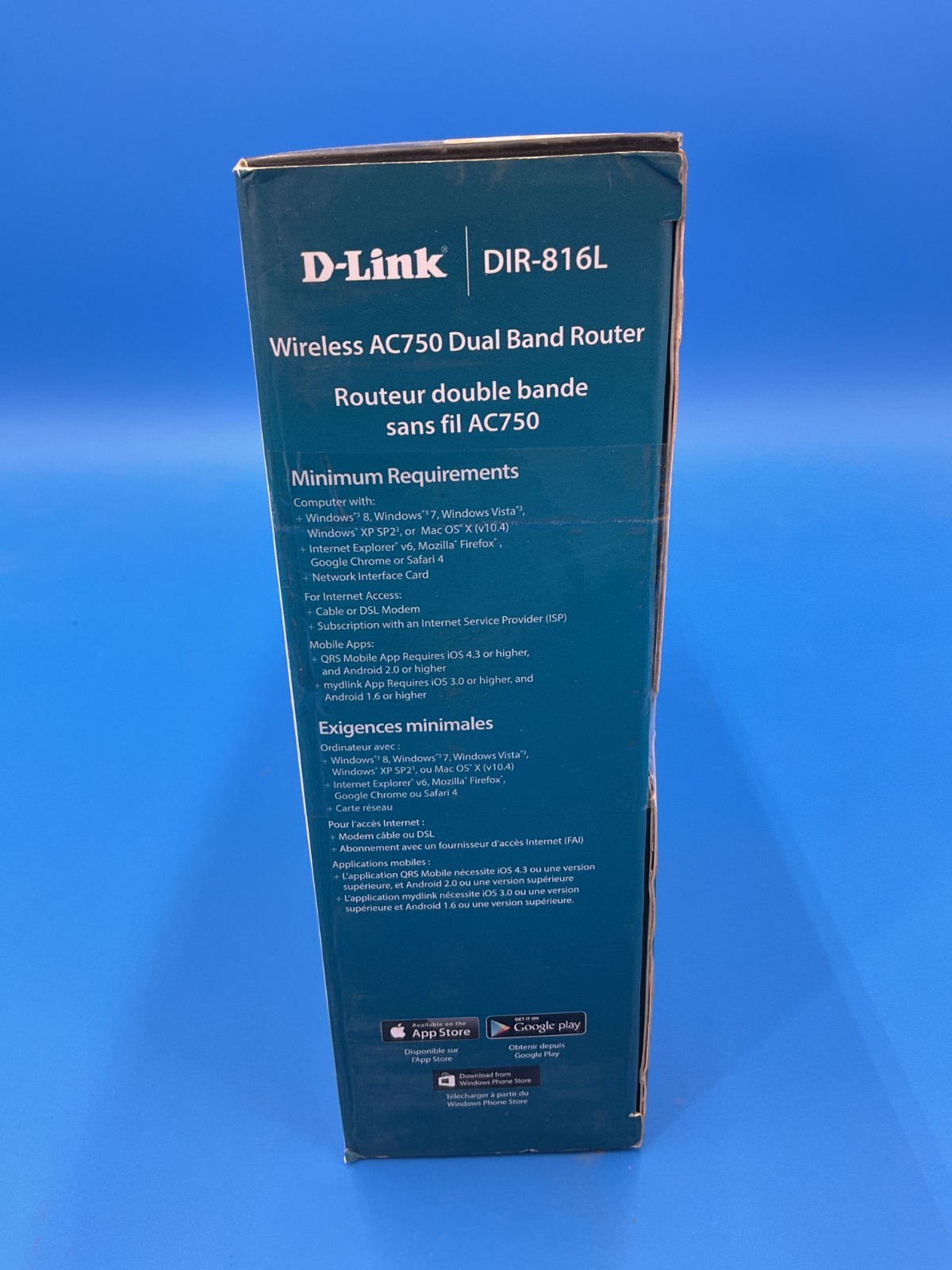 D-Link AC750 802.11ac Wireless LAN Router DIR-816L ✅ ❤️️ ✅ ❤️ OPEN BOX!