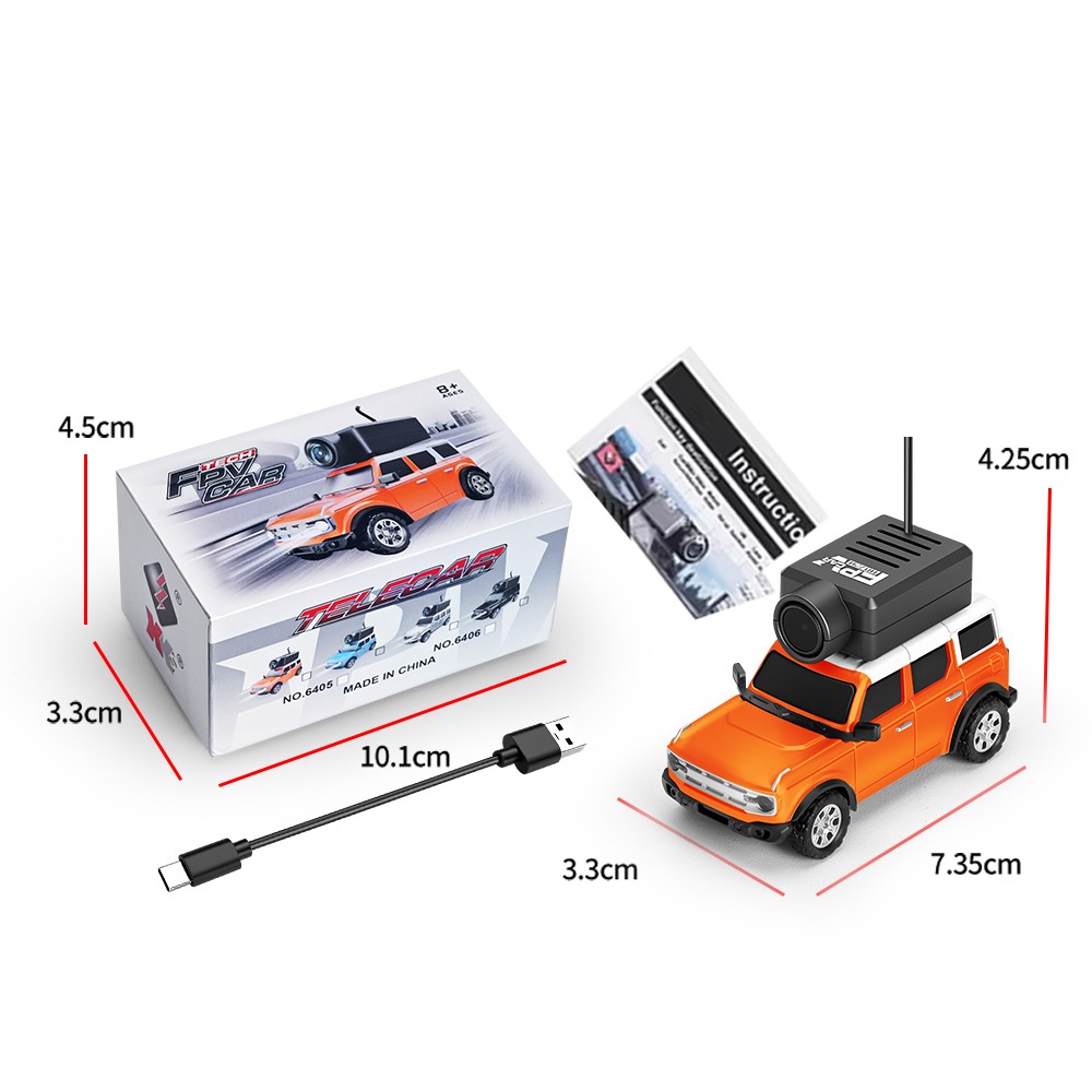 WLtoys 6405 RC 1/64 Mini HD Camera 2.4G 720P FPV Racing Car APP Controler Toys