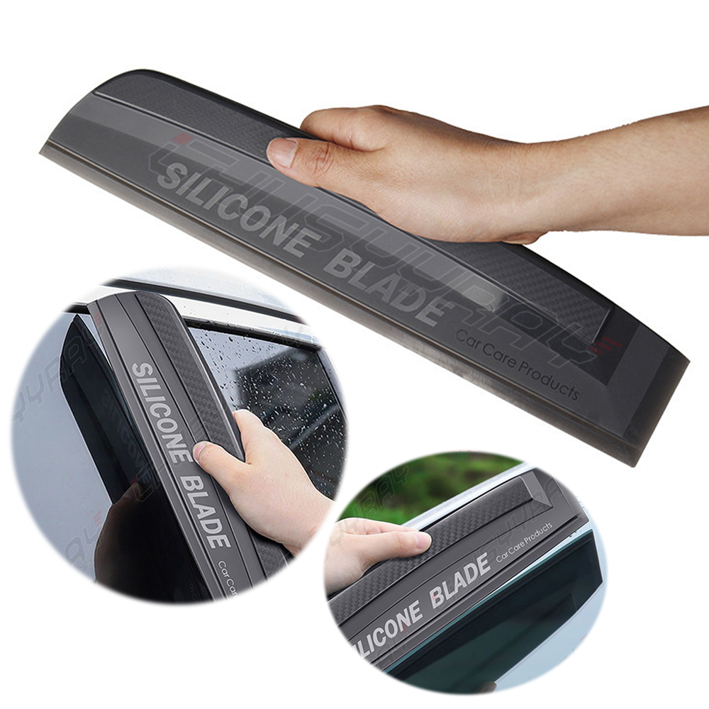Non-Scratch Flexible Silicone Handy Squeegee Car Wrap Tools Water Window Wiper
