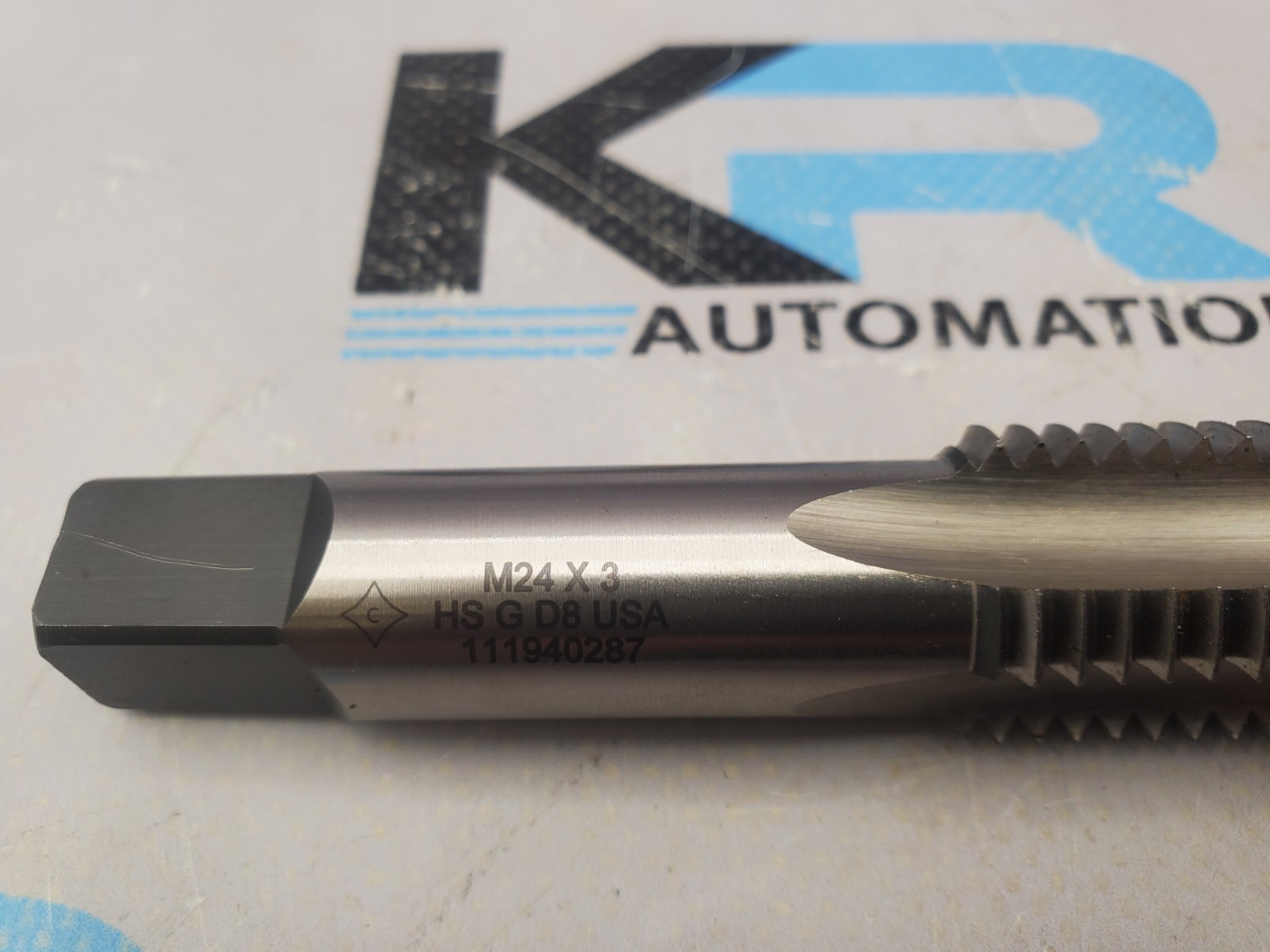 M24 X 3.0 HSG D8 Plug Tap 4 Straight Flute