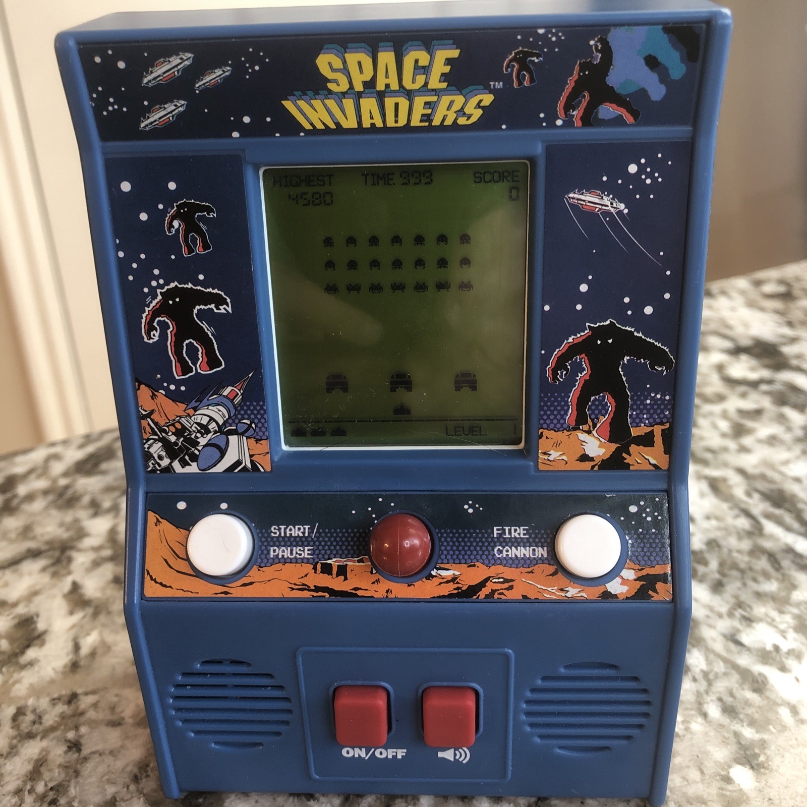 Atari Space Invaders Mini Arcade Console Taito 09527 Retro Classic Game Tested