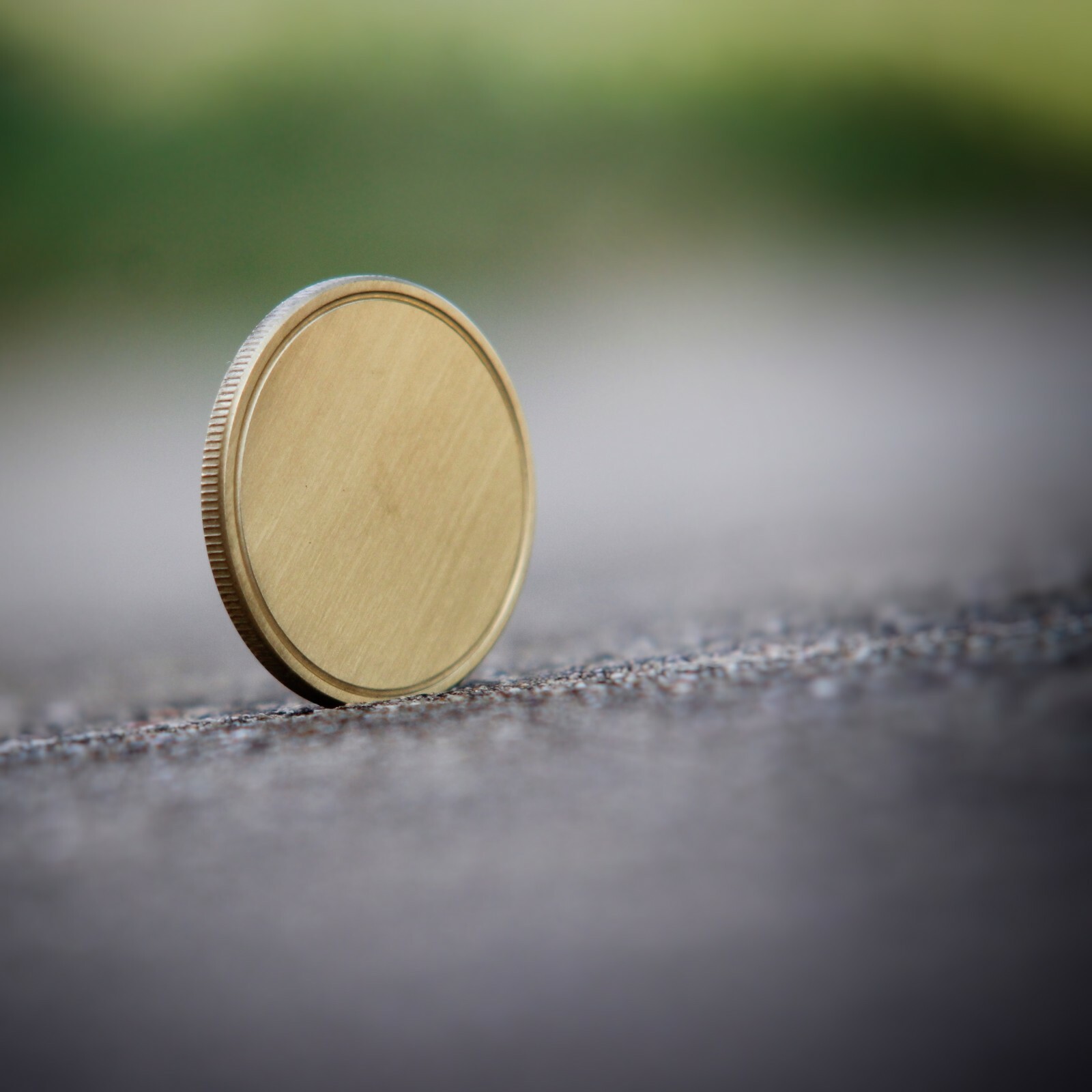 Blank Brass Challenge Coin 40mm - Laser Engravable