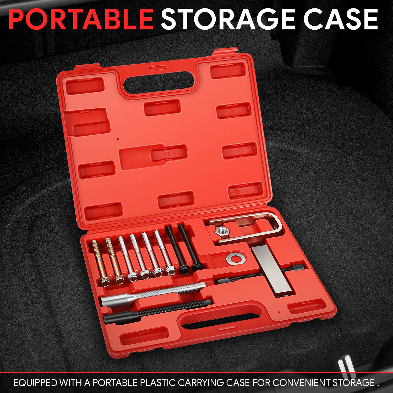 14Pcs Steering Wheel Lock Plate Puller Compressor Remover Installer Tool Set