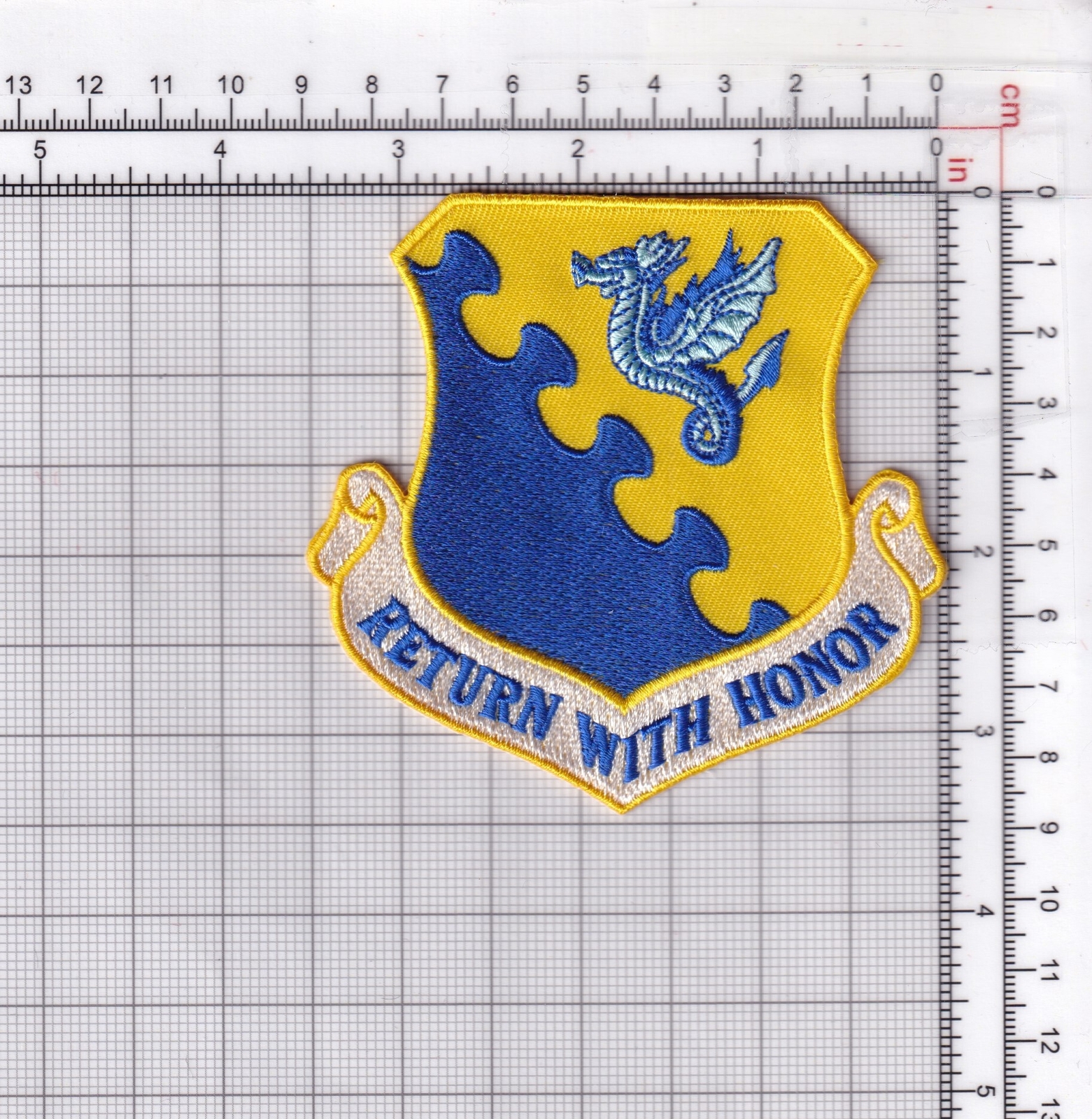 31st FW Return with Honor Patch – With Hook and Loop, 3.5"