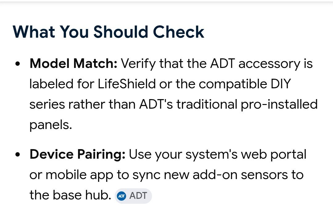 (J) LIFESHIELD by ADT SECURITY SYSTEM S30 W/ Power Supply