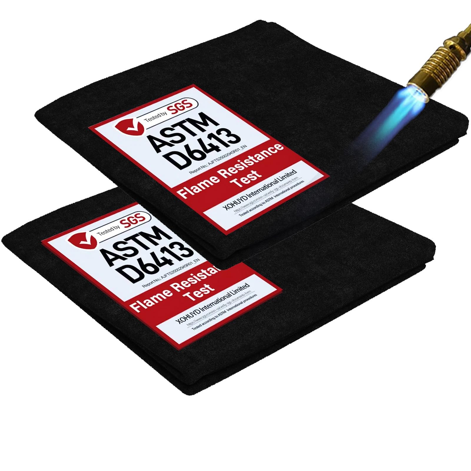 2 Pack 11x14 Inch Welding Blanket Fireproof Welding Pad, 5mm Thickened Fire R