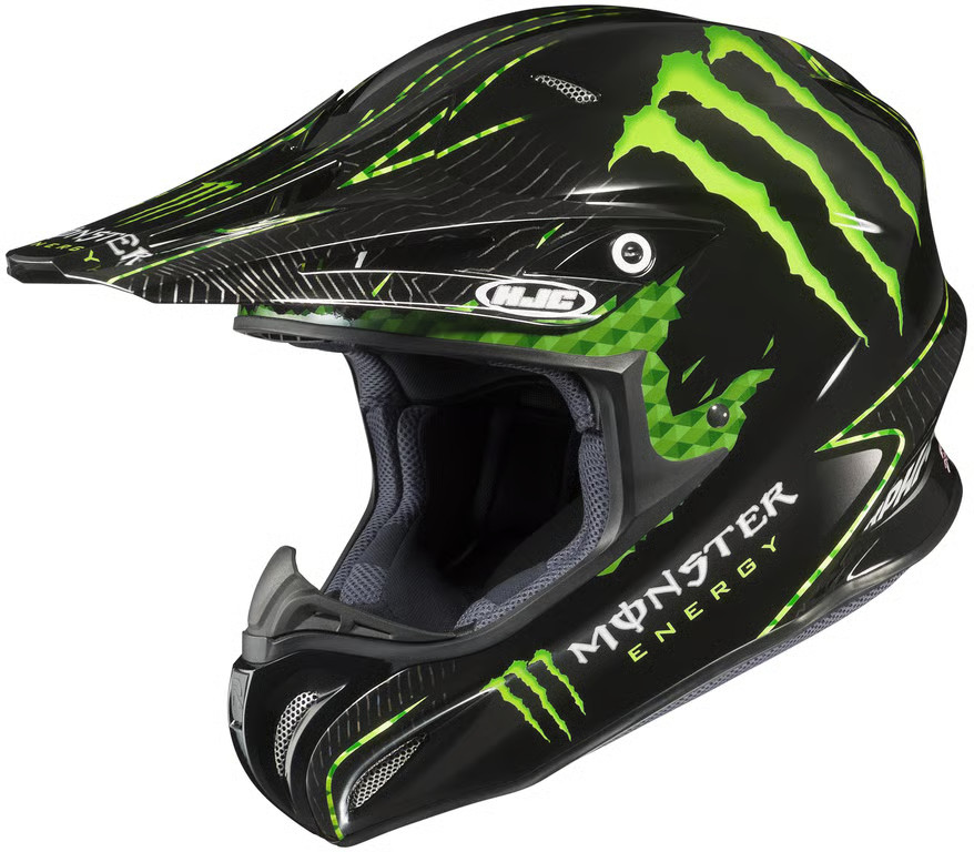 HJC Visor for RPHA X Adams Monster Helmet - MC-5 Black Motorcycle ATV/UTV