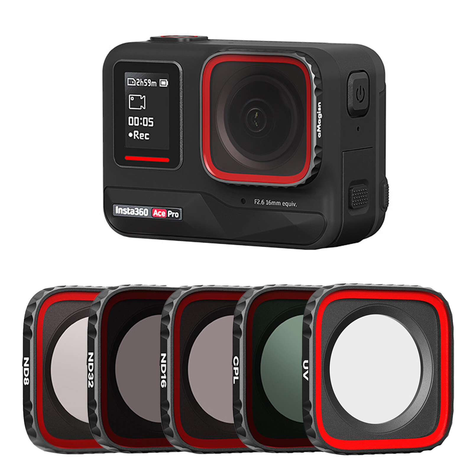 For Insta 360 Ace Ace Pro Filters Set CPL 8 16 32 ND8 16 32 64 CPL UV New