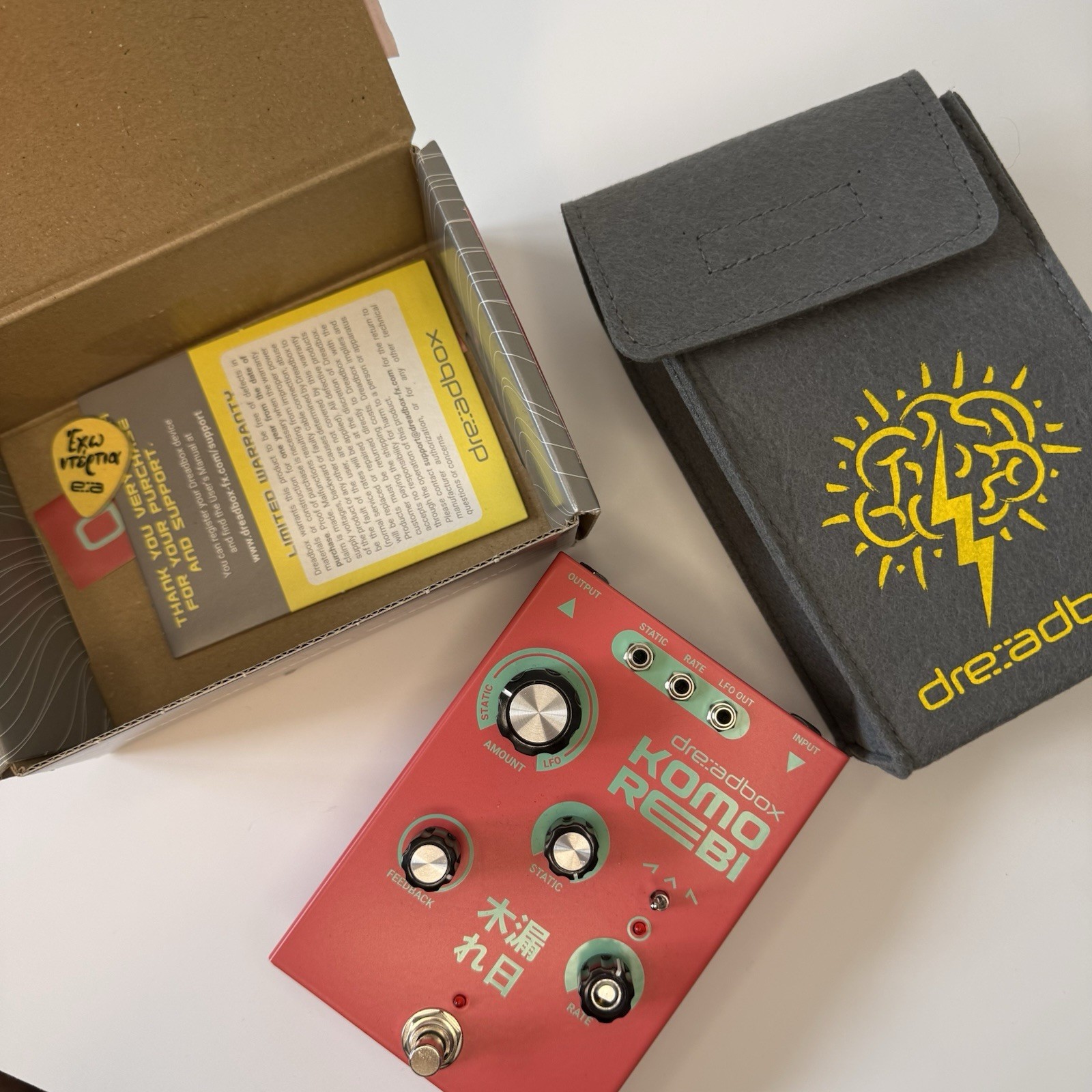 Dreadbox Komorebi Analog Flanger & Chorus Guitar Effects Pedal Mint in Box