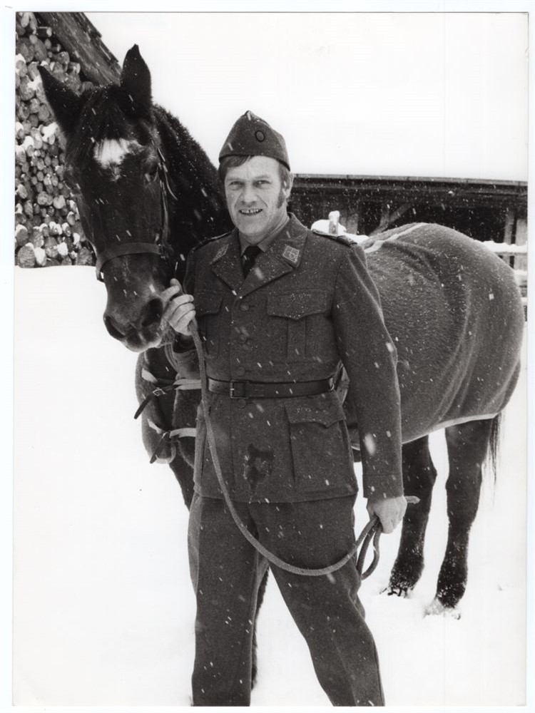 1980 Swiss Army Horse Puchero Retiring From Active Service Original Press Photo