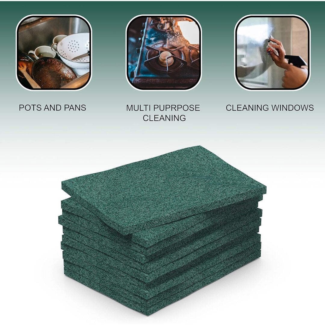 Green Multi-Purpose Scrubbers – 4 Pack