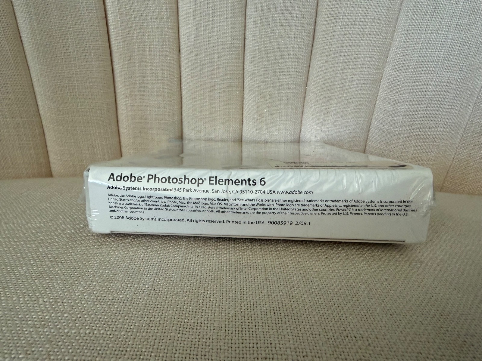 SEALED Adobe Photoshop Elements 6 2008 MAC iPhoto Compatible NEW Machintosh
