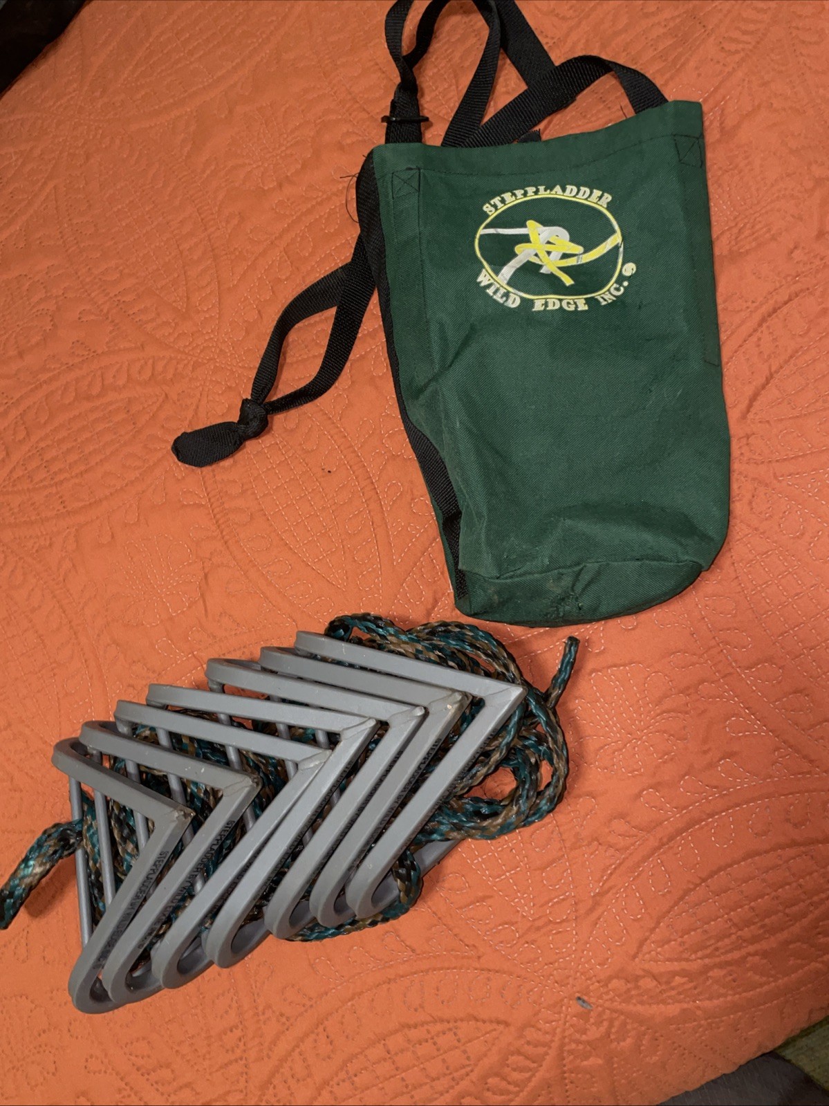 Wild Edge Tree Climbing 7 Step Set bag Stepladder Saddle Hunting Read!