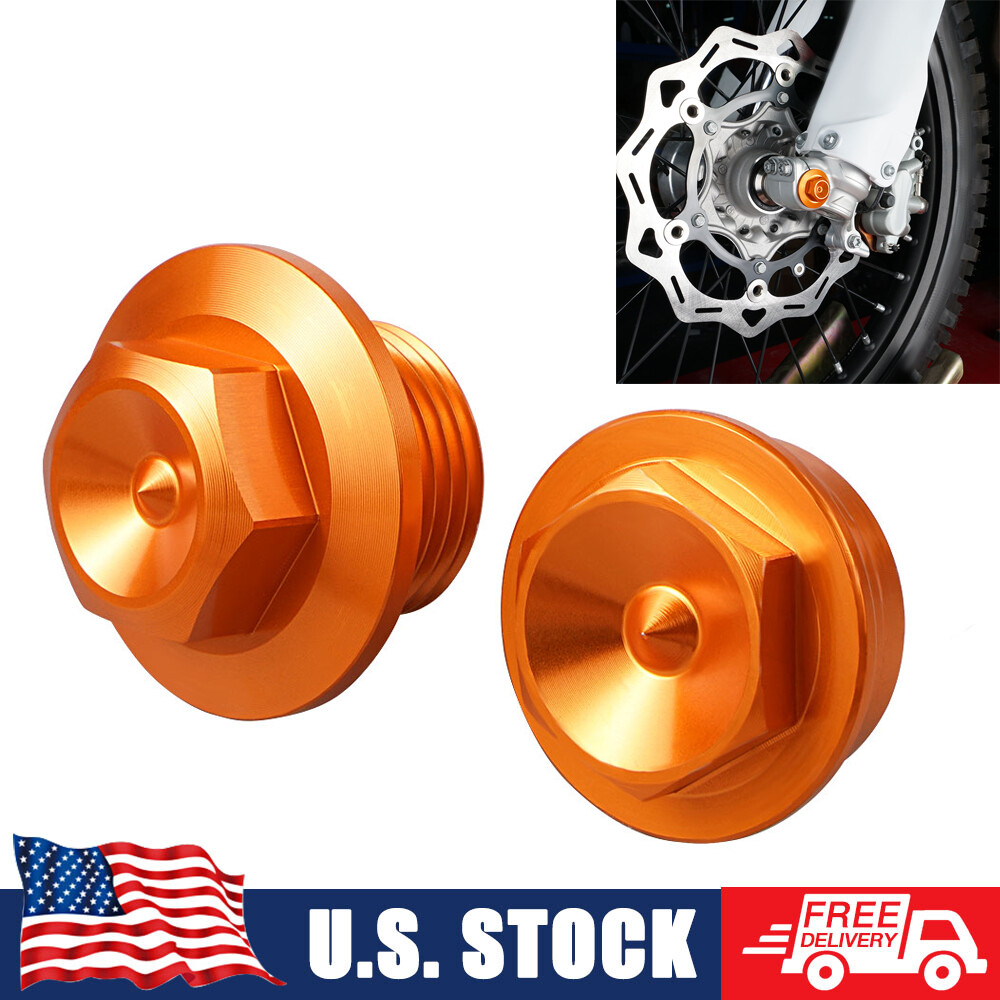 CNC Front Axle Nut Bolts Screws For KTM 250 350 450 500 SXF XCF EXC F 2016-2023