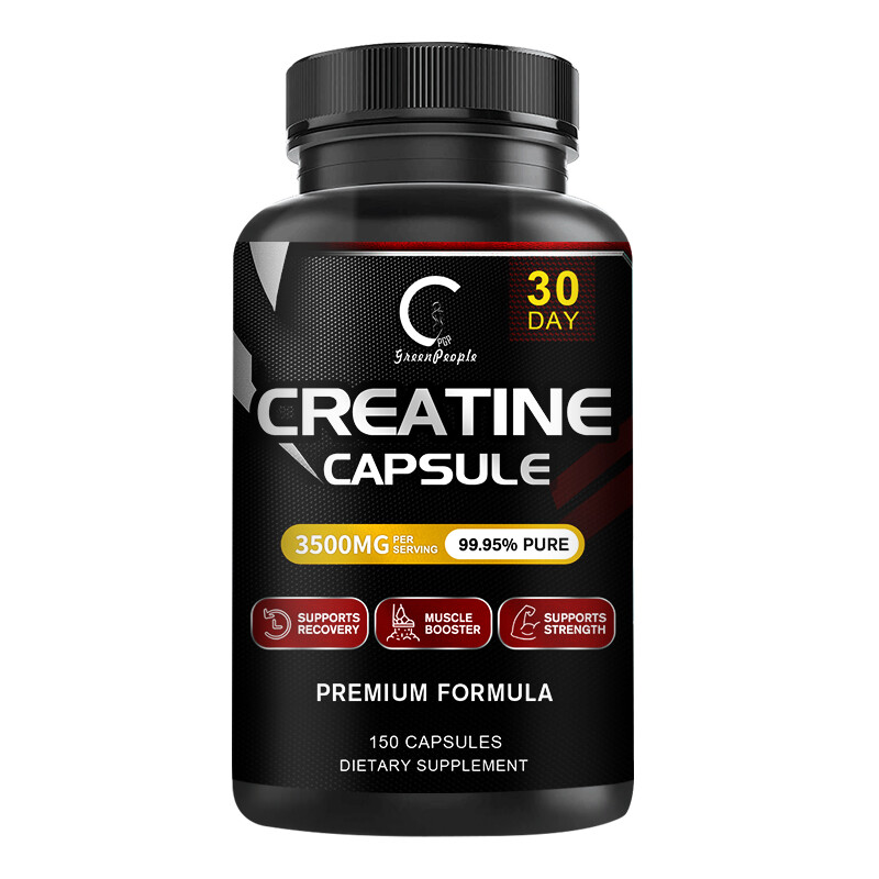 GPGP Creatine Monohydrate 180ct – Pure Muscle Growth & Workout Support Capaules