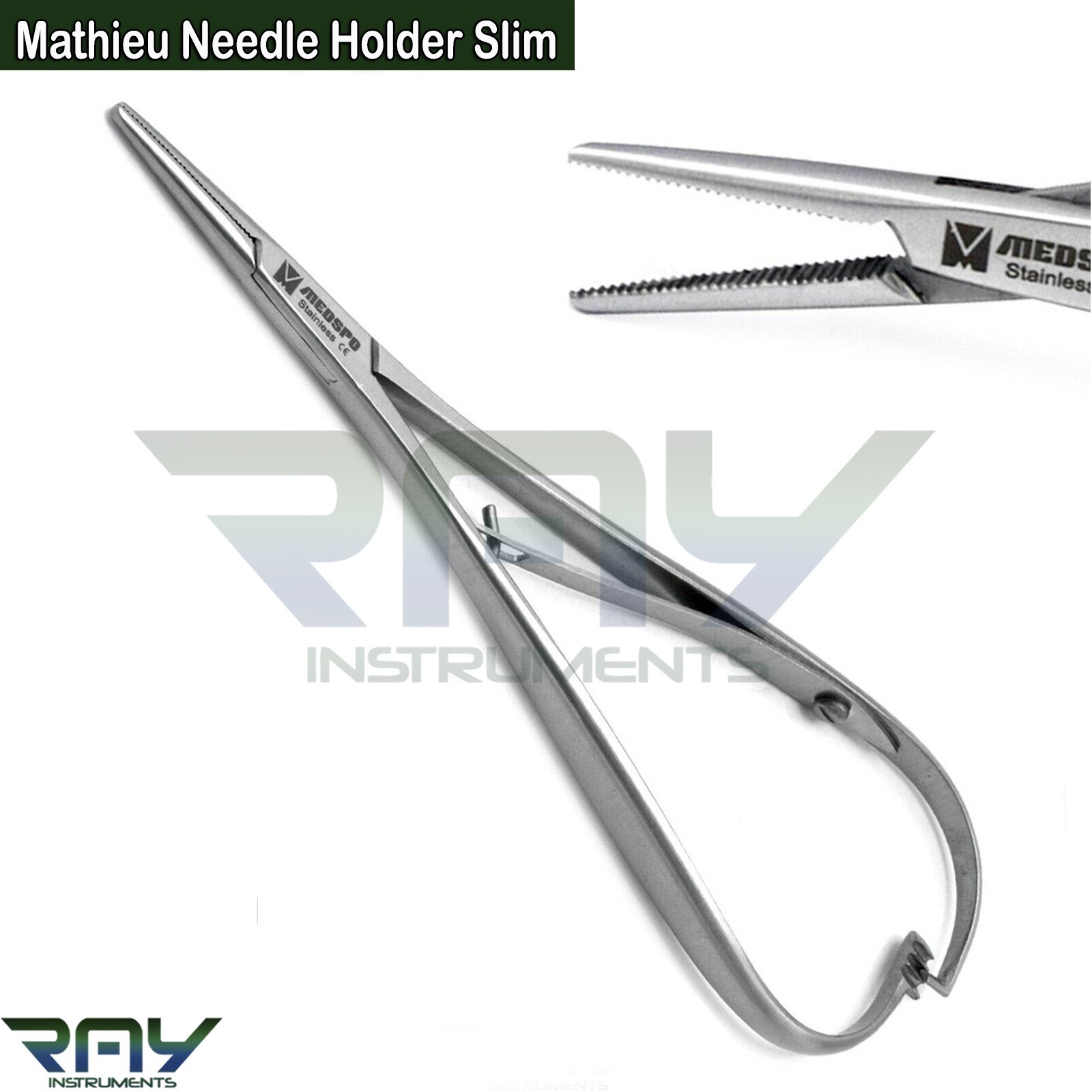 Orthodontic Mathieu Needle Holder Forceps Slim Line Ligature Pliers Narrow Tip