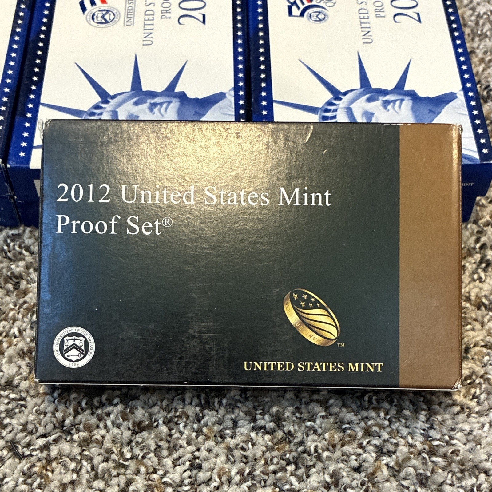 United States Mint 2012 Proof Set S Mint San Francisco $1 Copper w/ COA